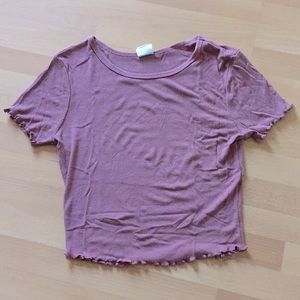 dusty rose top